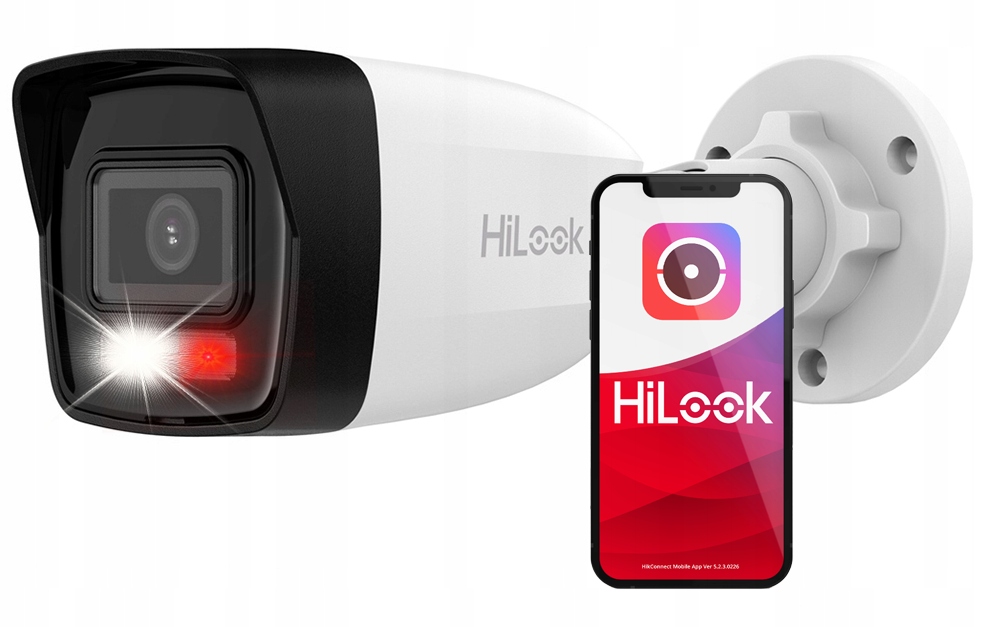 2MPx PoE IPCAM-B2-30DL hybridná svetelná HiLook Ip kamera