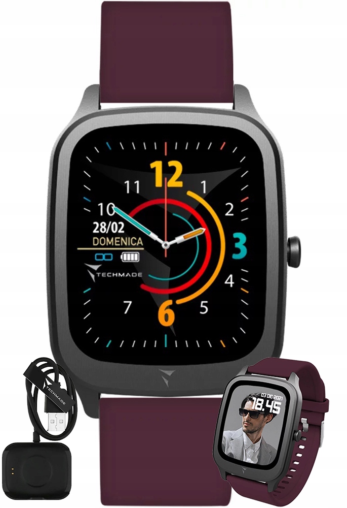 Chytré Hodinky Techmade Ekg Sen Cyklus Kroky Hudba