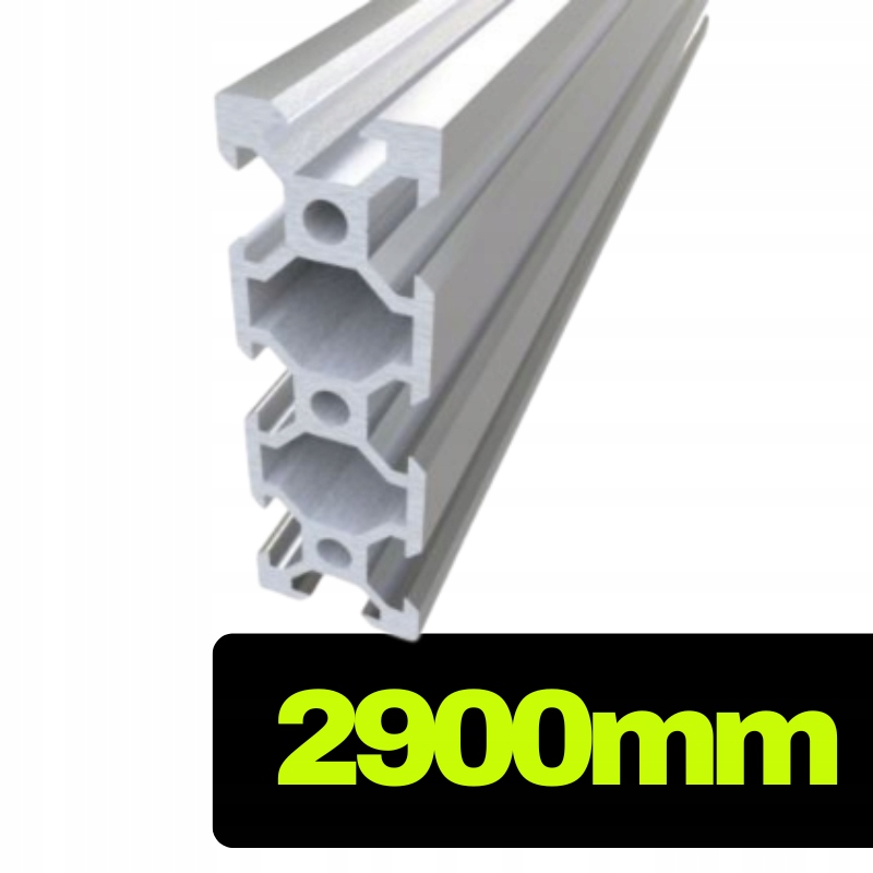 Hliníkový profil V-slot 2060 stříbrný o délce 290 cm