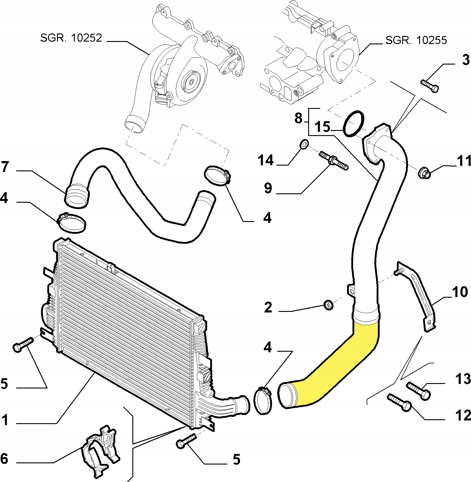 TURBO WAZ RURA ALFA ROMEO 159 1 9 JTD 50501562 Part manufacturer Other