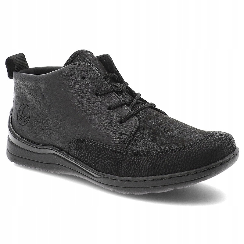 Półbuty Rieker 48922-00 Black