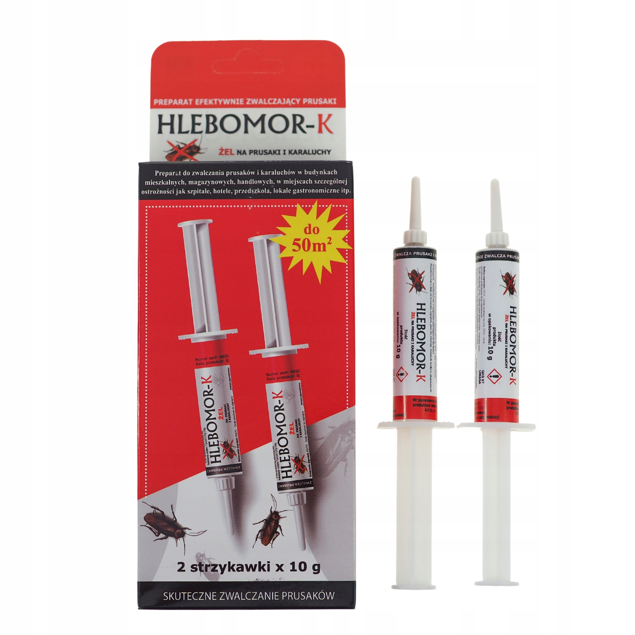 

2x Skuteczny żel trutka pasta na prusaki karaluchy