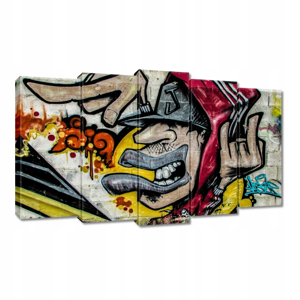 

Obrazy 100x60 Graffiti Mural WallArt