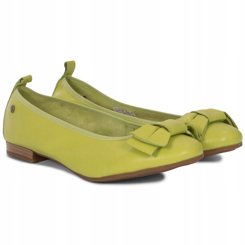 Dámské baleríny Maciejka P6802-09/00-0 Limetka limetková Kůže Vel. 38