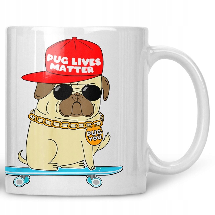 

Kubek Pug lives matter mops pies