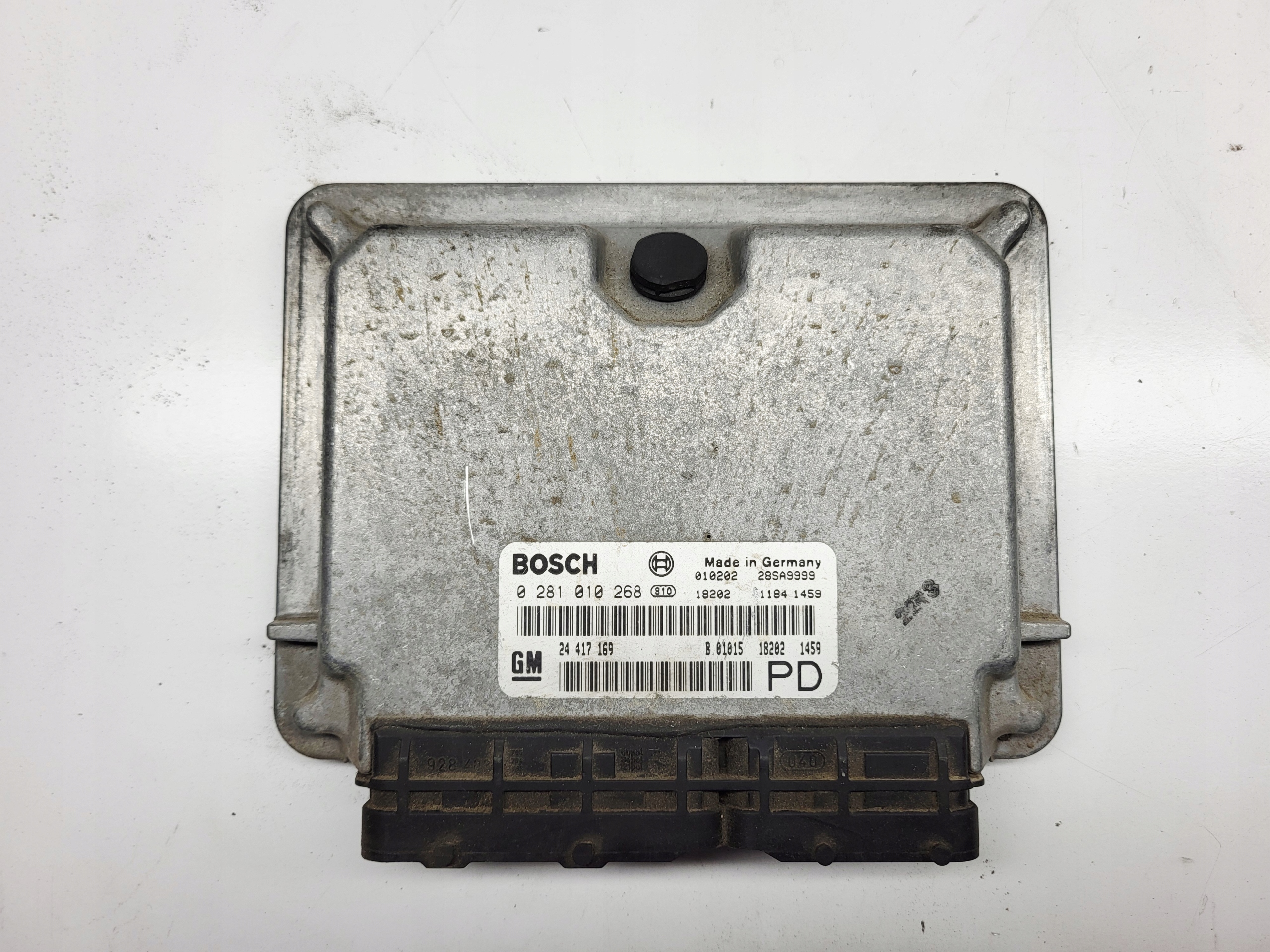 computer control unit of the engine OPEL ZAFIRA A 2.0 DTI 0281010268 24417169 PD