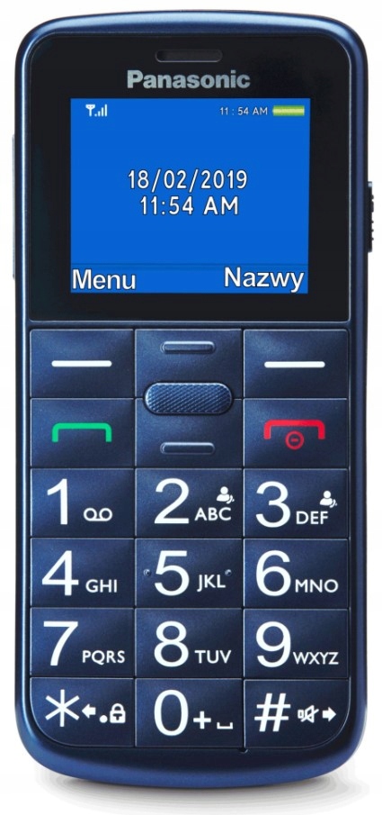 Telefon komórkowy Panasonic KX-TU110 Tft LCD Dla Seniora