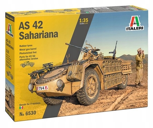 1:35 Italský pouštní průzkumný vůz As 42 Sahariana