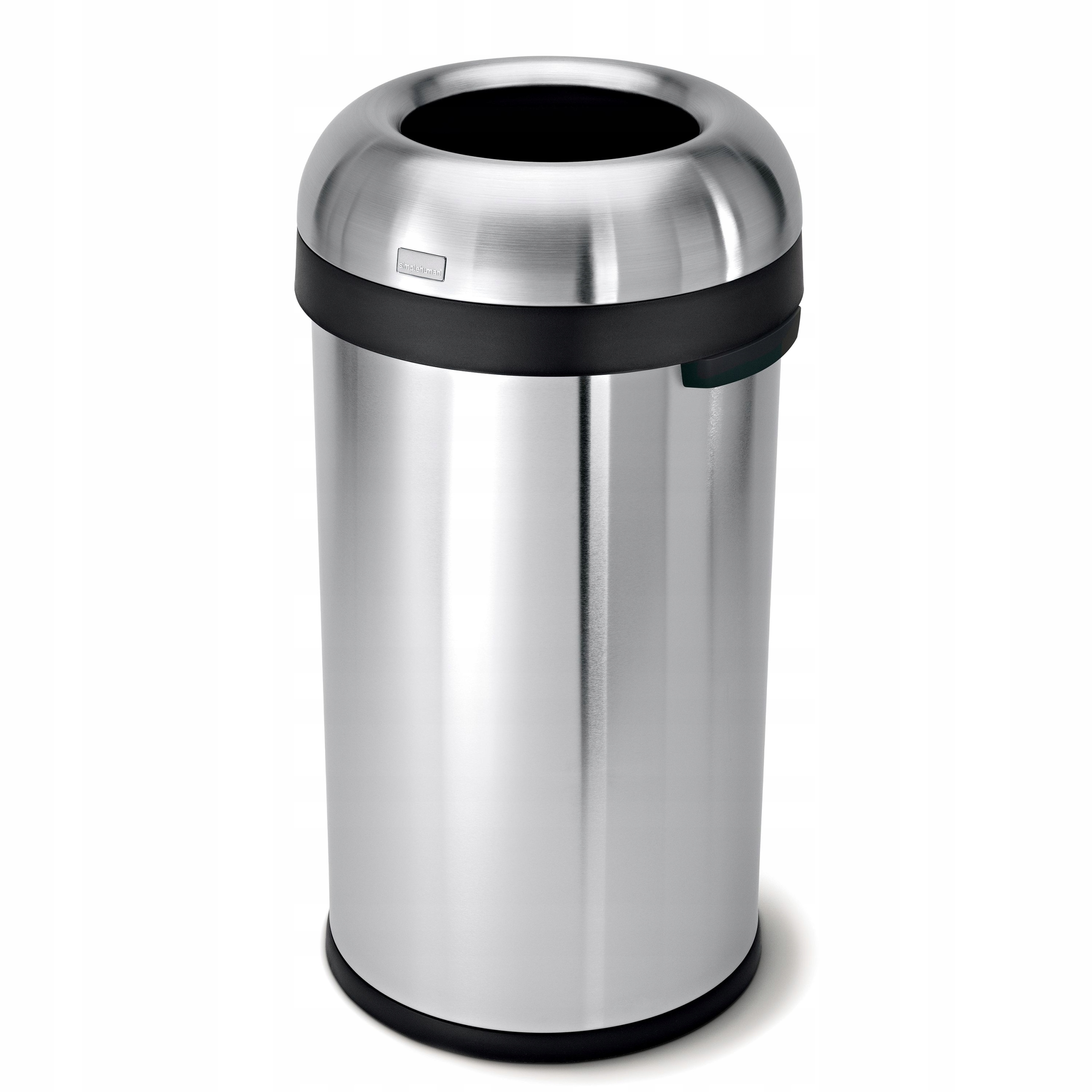Simplehuman Bullet Open – Odpadkový Koš 60 L – Kartáčovaná Ocel