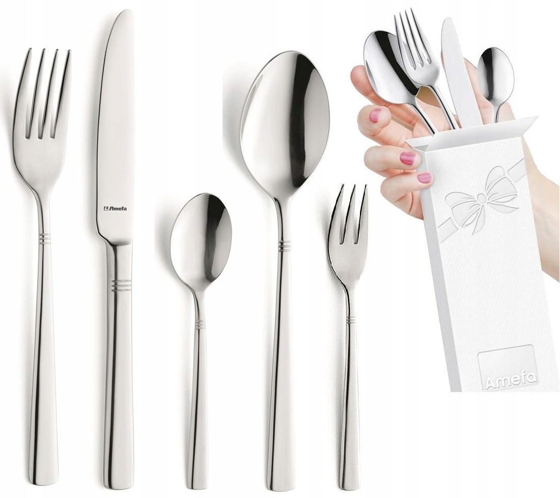 

Amefa 60 Sztućce Zestaw 8410 Palmon Komplet Połysk