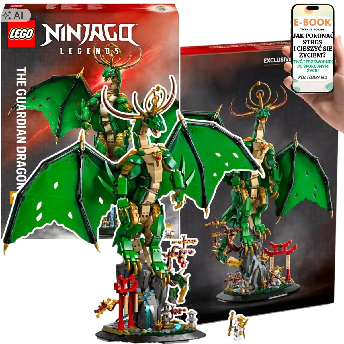 Lego Klocki Ninjago Smok Strażnik Dla Chłopca EBOOK-1