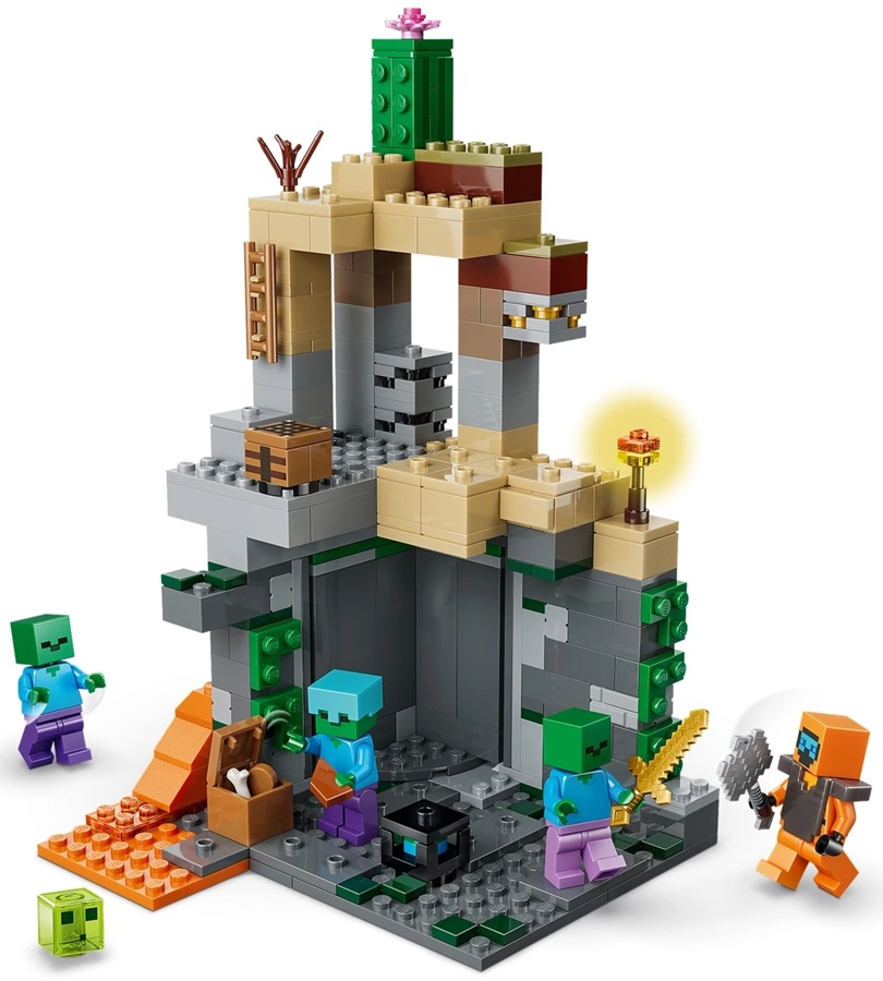 stavebnice Lego Minecraft Loch zombie 284 dílků 21587