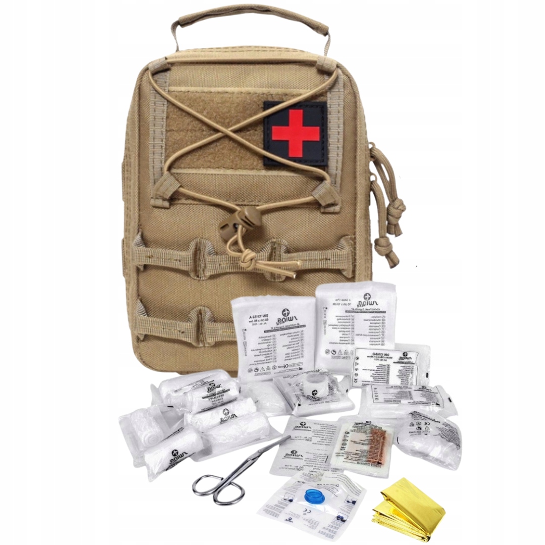 PLECAK BRĄZOWY 35L DUŻA APTECZKA ZESTAW PREZENTOWY DLA HARCERZA CHŁOPAKA Kod producenta Duża Apteczka Plecak