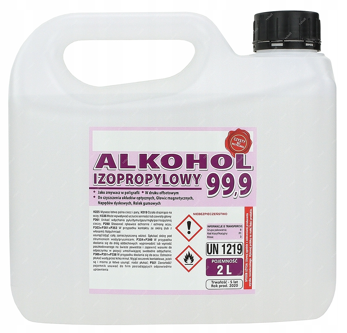 

Alkohol Izopropylowy Izopropanol Ipa 2L 2000ml M