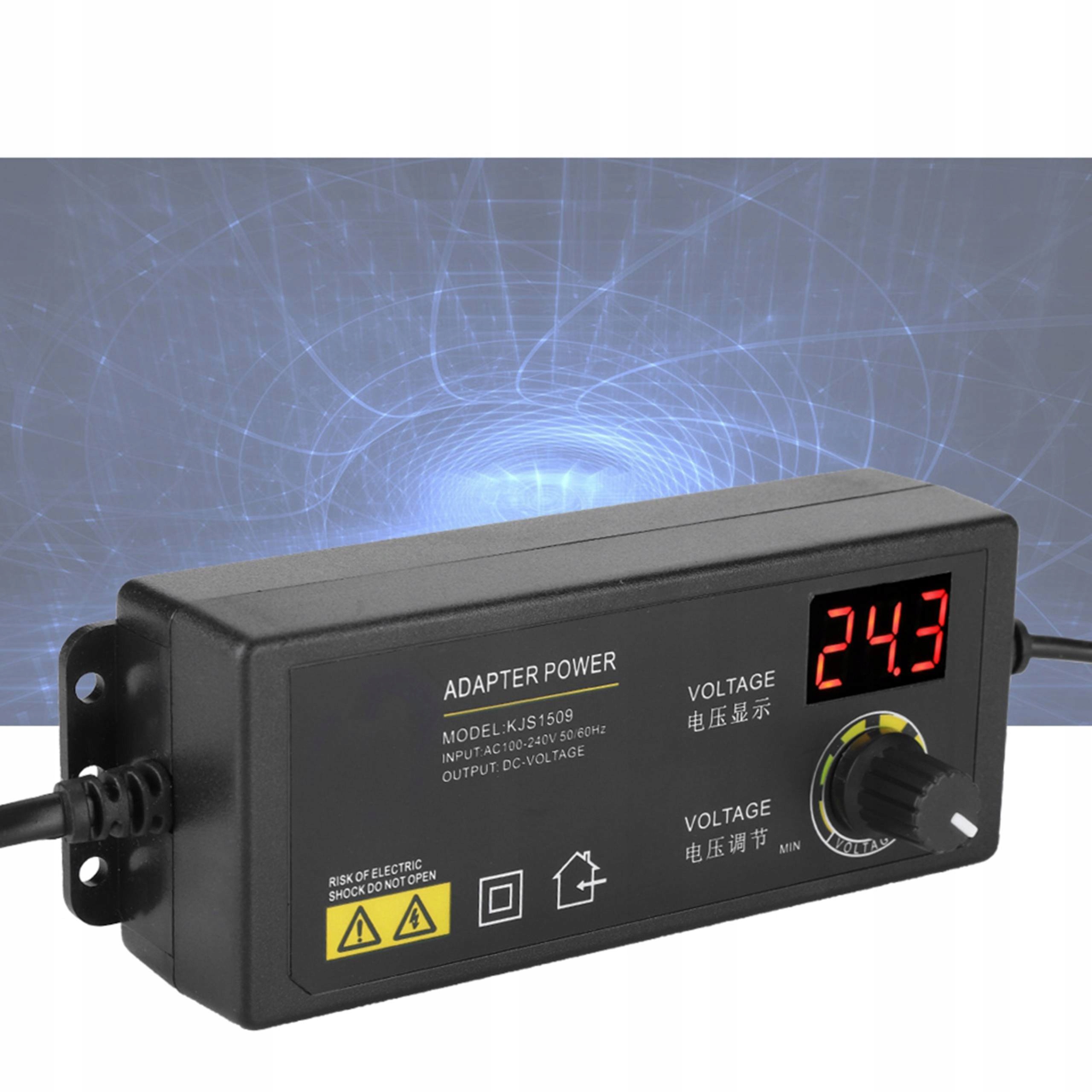 ZASILACZ REGULOWANY 3-36V 1.5A AC DC ZASILACZ Marka bez marki