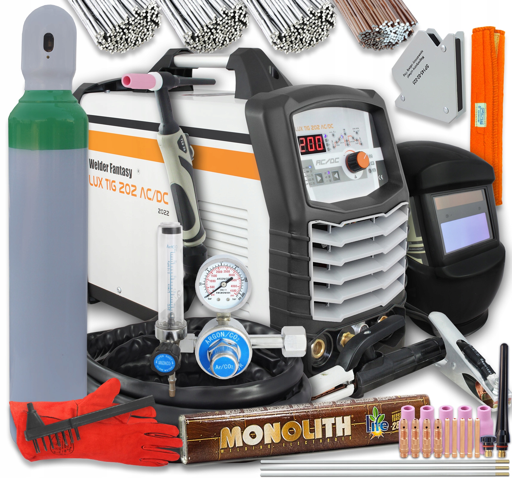 SPAWARKA INWERTOROWA TIG AC LUX TIG PULS ZESTAW