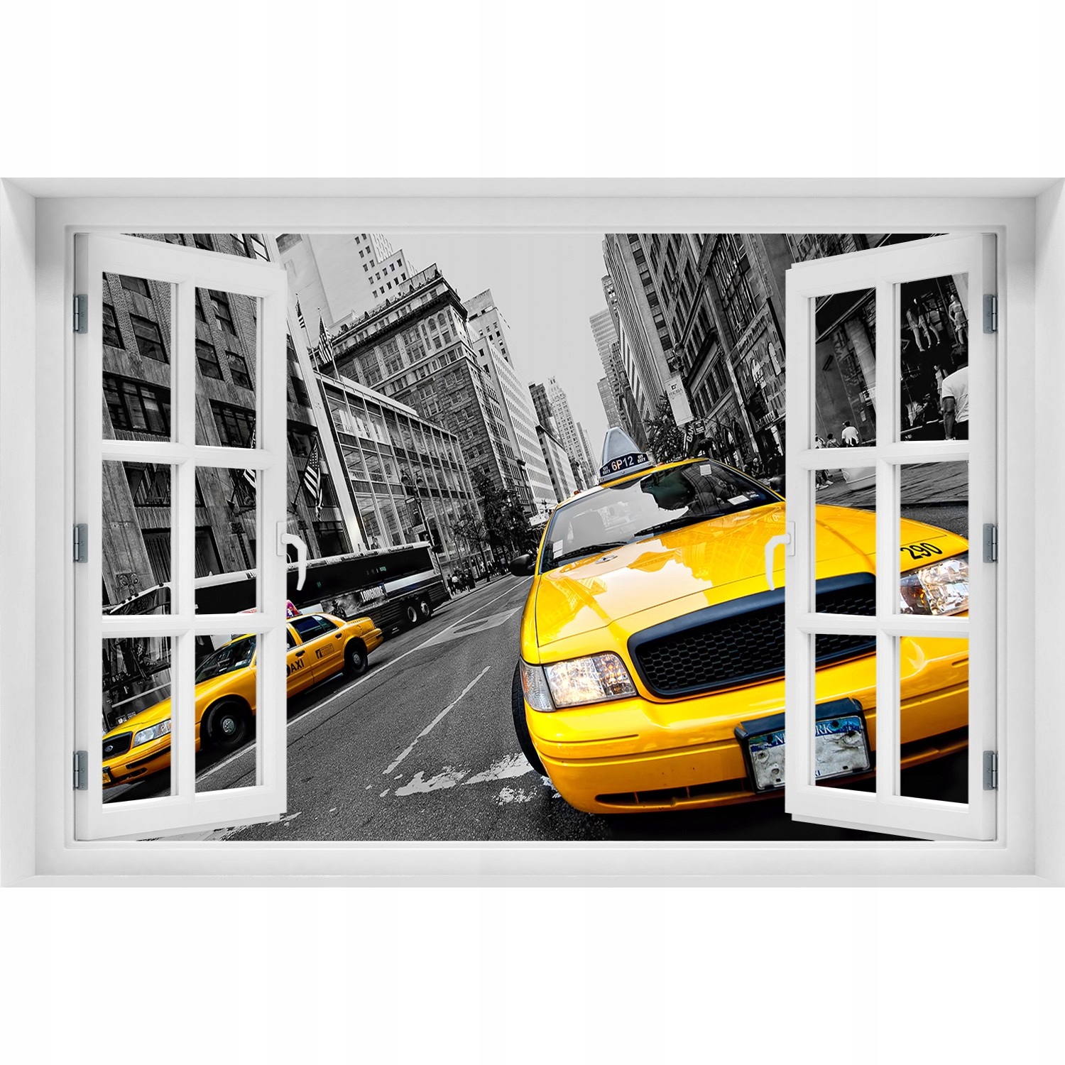 

Foto zdjęcie Naklejka na ścianę Taksówki Nowy Jork