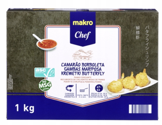 Levně Metro Chef Krevety Butterfly Asc 1 kg