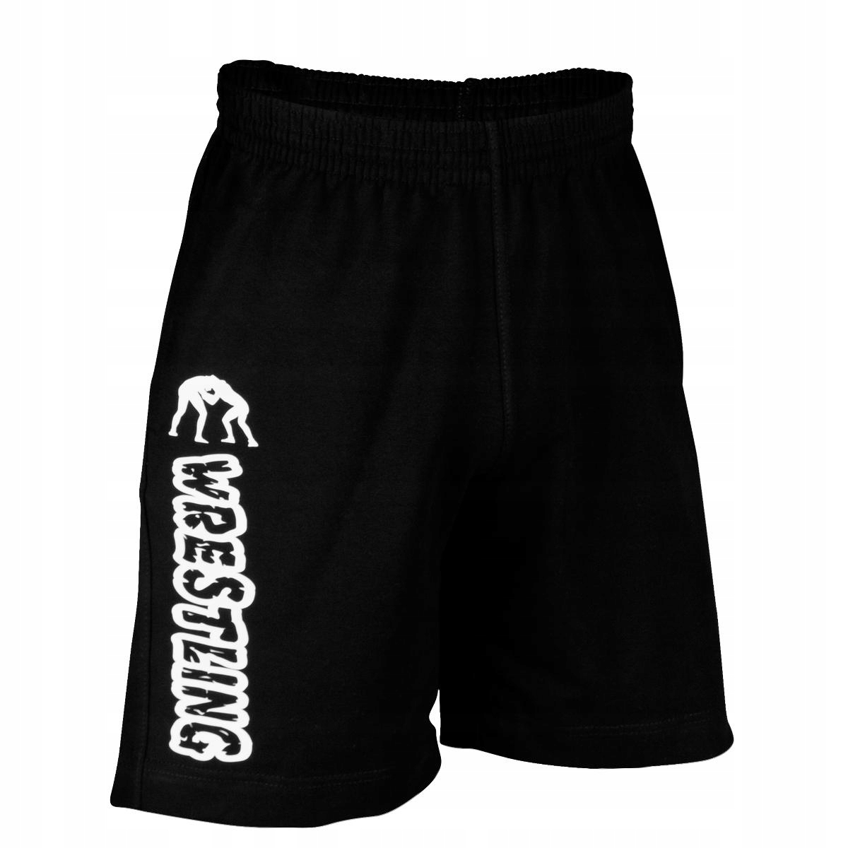 Spodenki sportowe, treningowe WRESTLING black |152