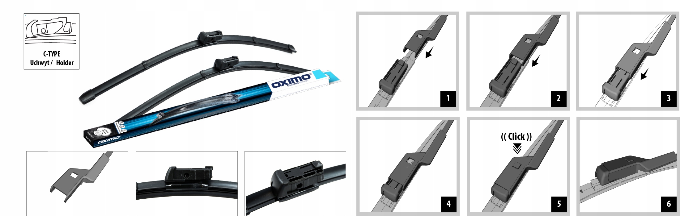 Wycieraczki przód OPEL Astra K od 09.2015 r- Typ Bezprzegubowe (płaskie)