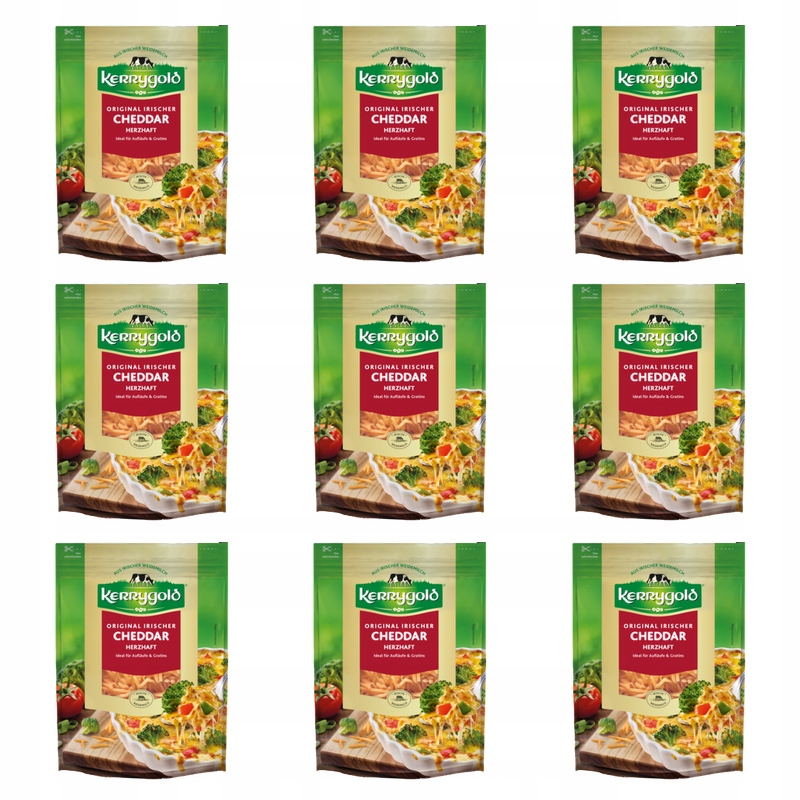 Kerrygold sýr Cheddar strouhaný 150 g X9