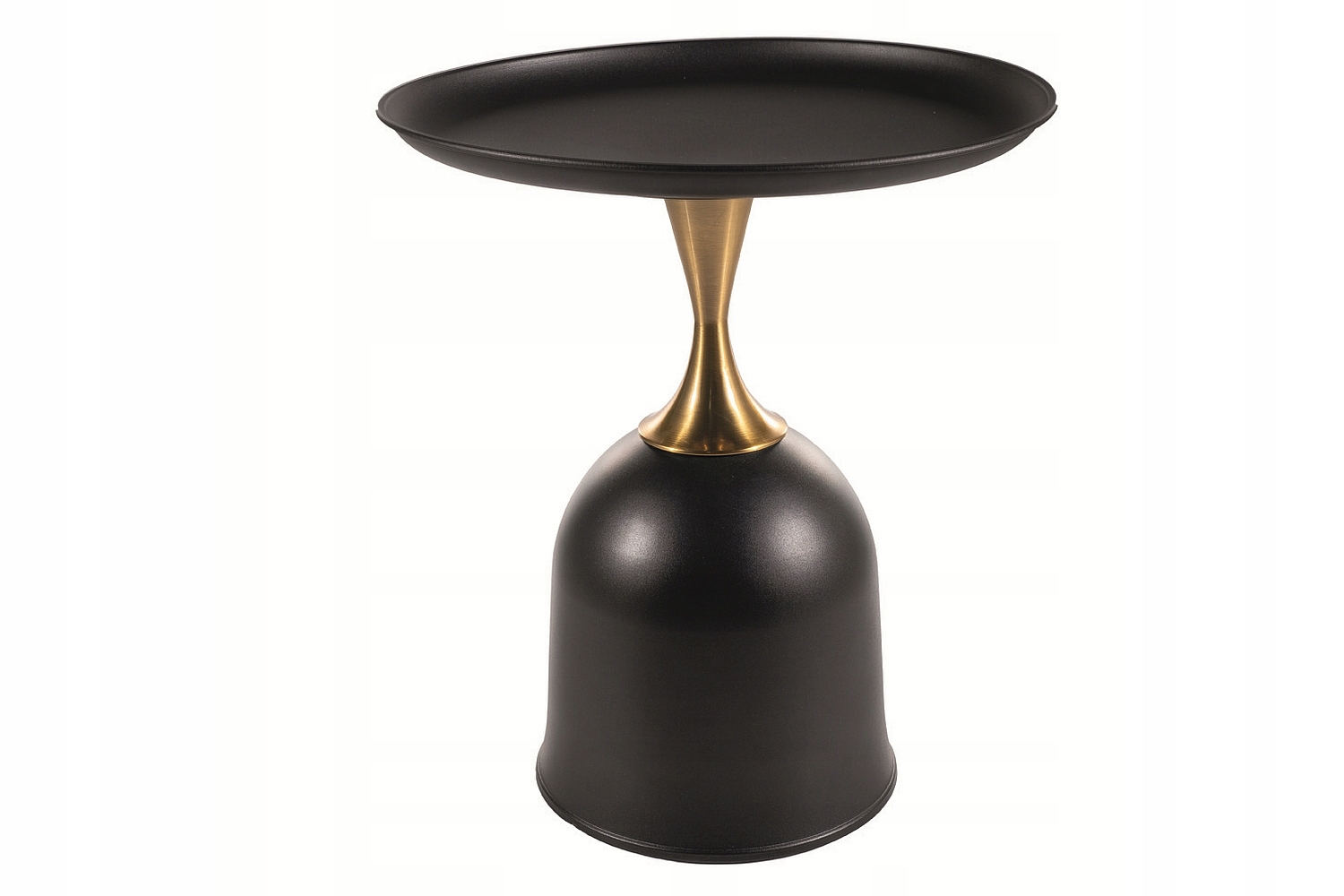 Lavica konferenčný stolík Libra čierna/zlatá fi 51 cm Sig