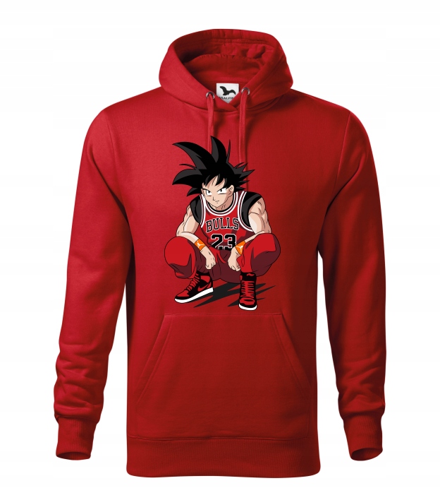 

Bluza z kapturem Son Goku 23 Bulls Dragon Ball