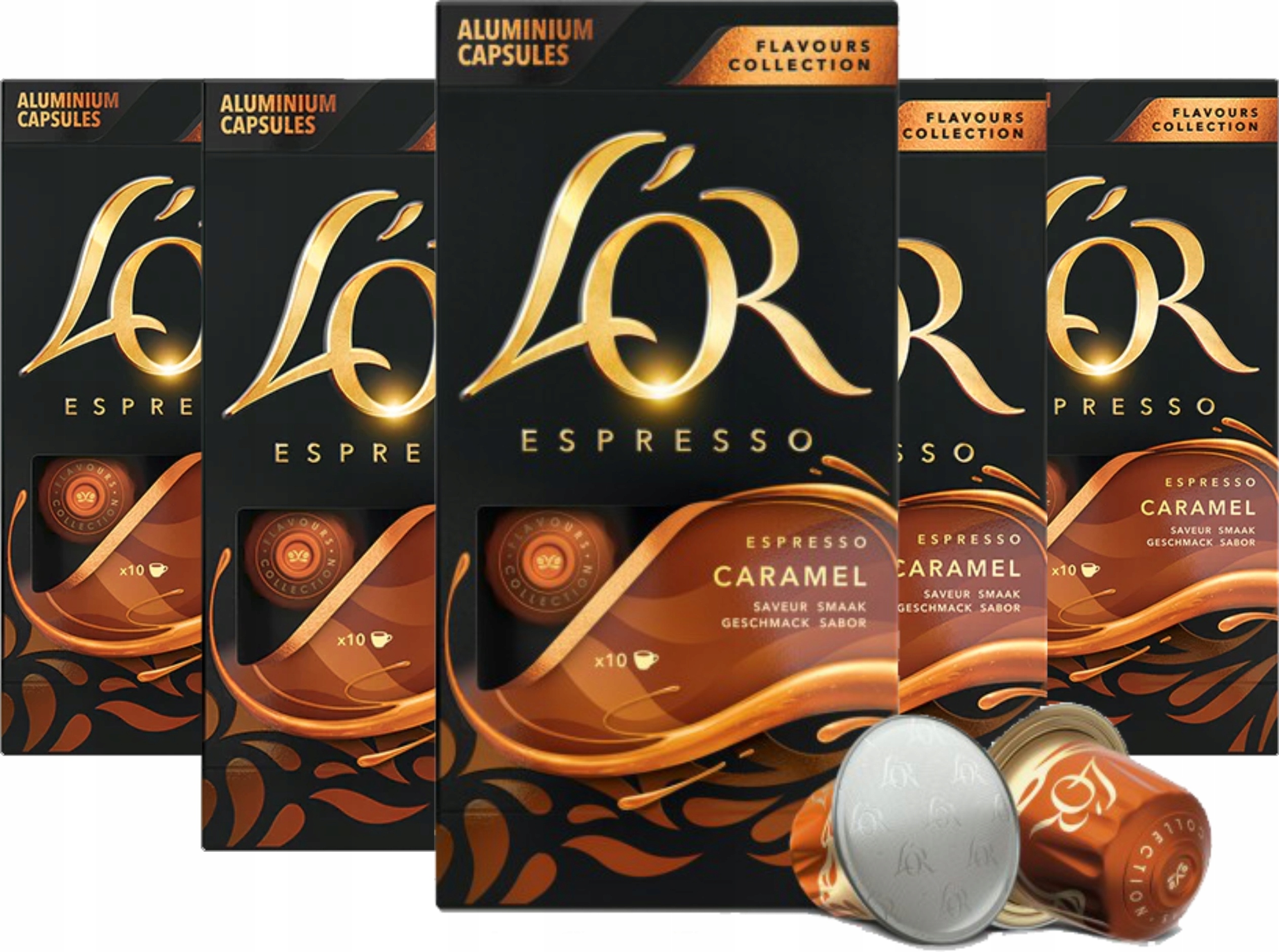 Levně Kapsle pro Nespresso Lor Espresso Caramel 5x10 ks