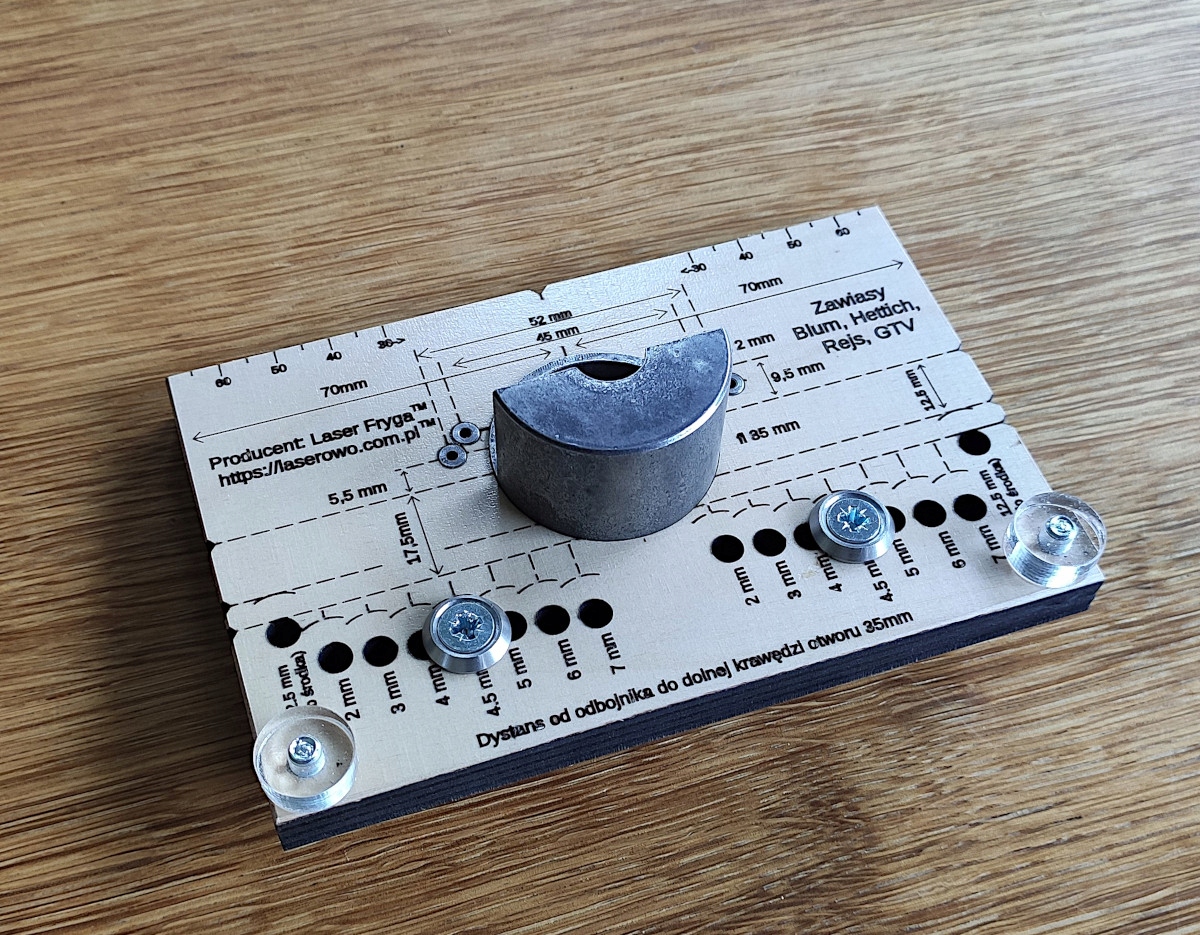 Šablona pro závěsy Blum/Hettich/Rejs v3