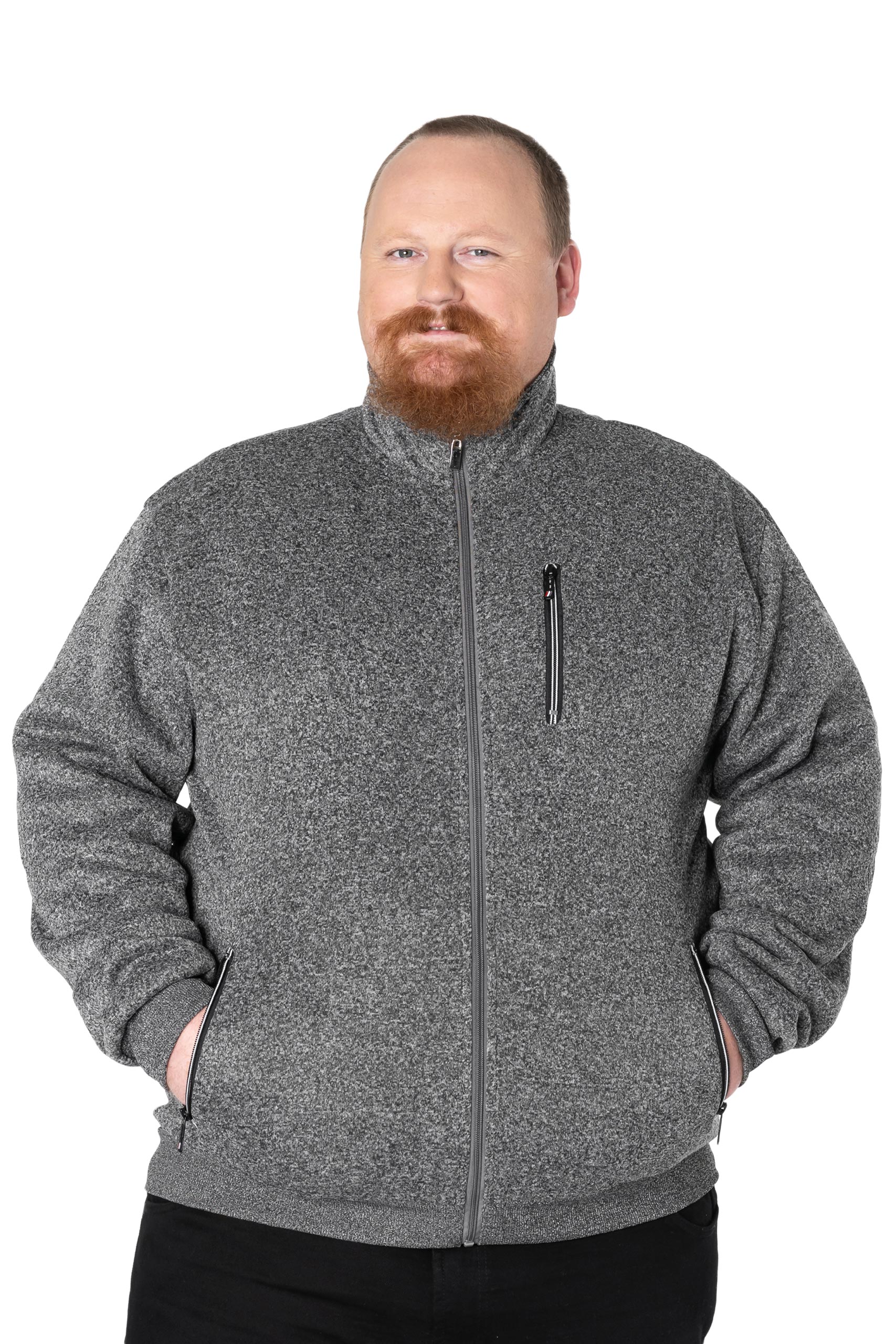 

Duża Bluza Dresowa Męska Rozsuwana 2903-01 r 8XL