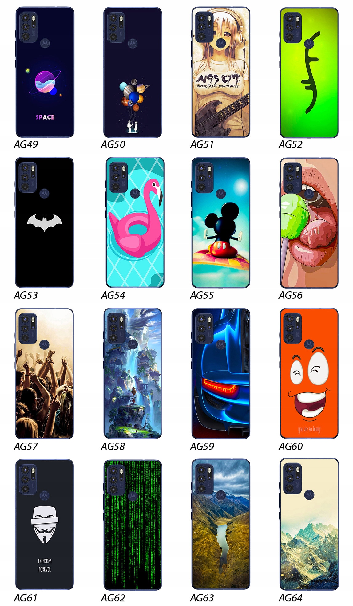 ETUI PLECKI FOTO Case OBUDOWA Pokrowiec WZORY SZKŁO do Motorola Moto G60S Typ plecki