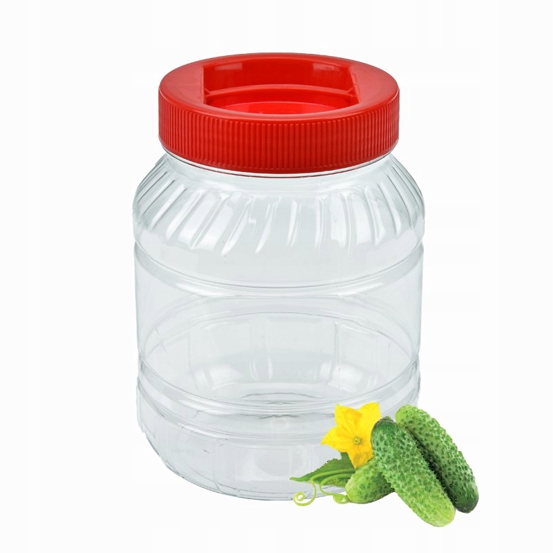 

Słoik Pet Plastikowy Pojemnik 5L 5000ML Ogórki