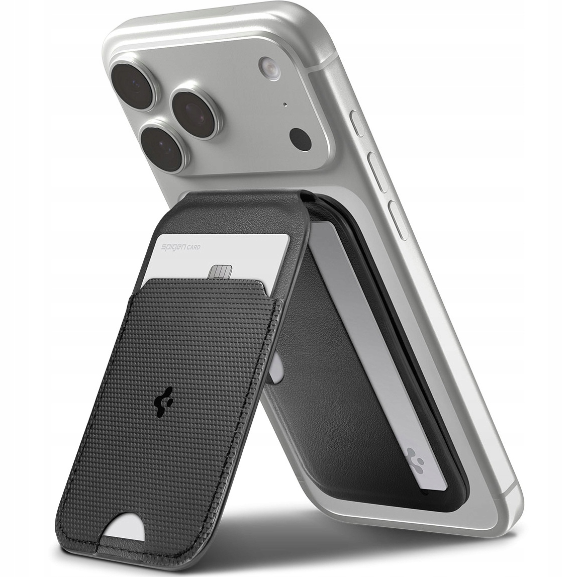 Peněženka pro MagSafe na 3 karty se stojánkem Spigen Slim Fold Mag S314-2