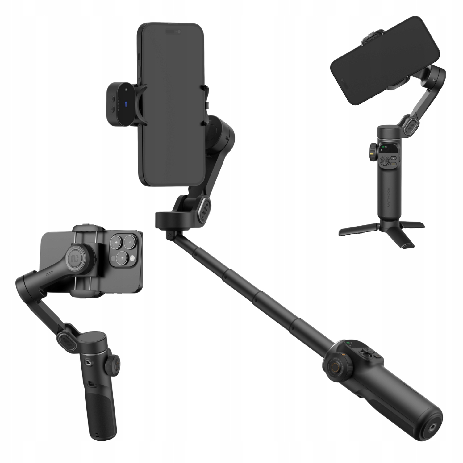 Gimbal stabilizator ręczny Aochuan X2 do smartfonów czarny
