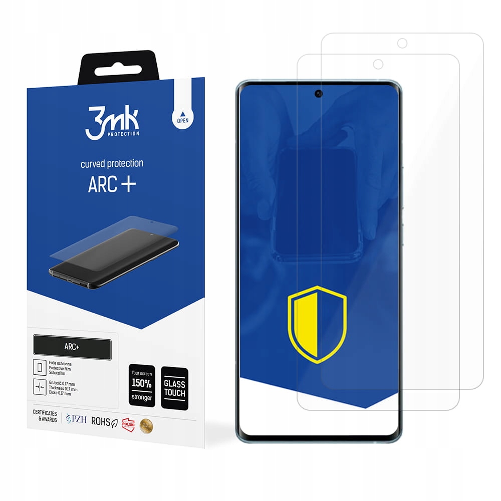 

2x Folia 3mk na przód na ekran do Vivo X60 Pro 5G