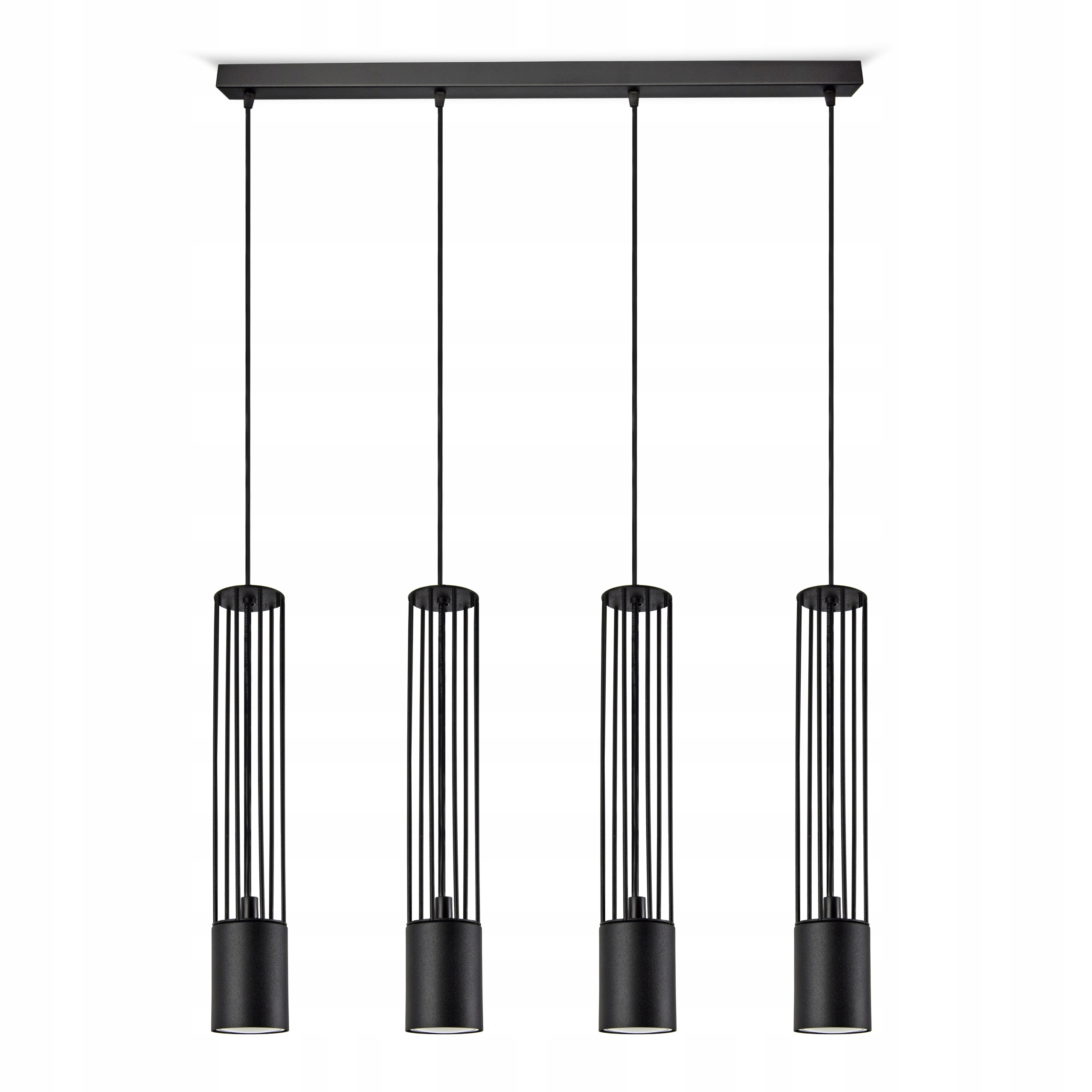 

Lampa Wisząca Żyrandol Tuby Druciane Metal GU10