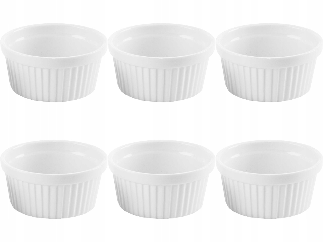

Żaroodporne Kokilki do zapiekania 9cm 200ml 6szt