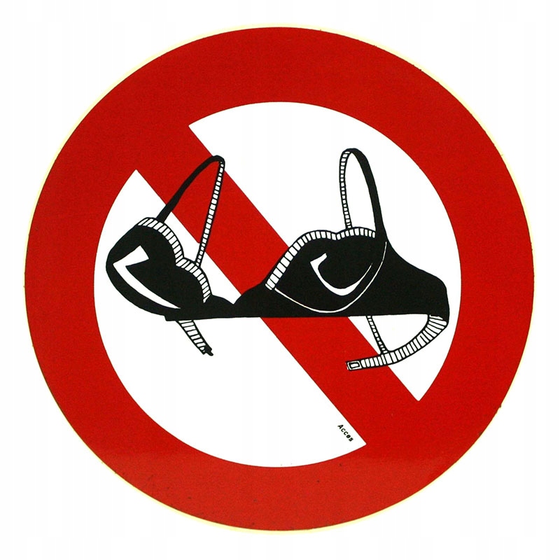 NAKLEJKA, ZAKAZ WEJŚCIA W STANIKU - 00546