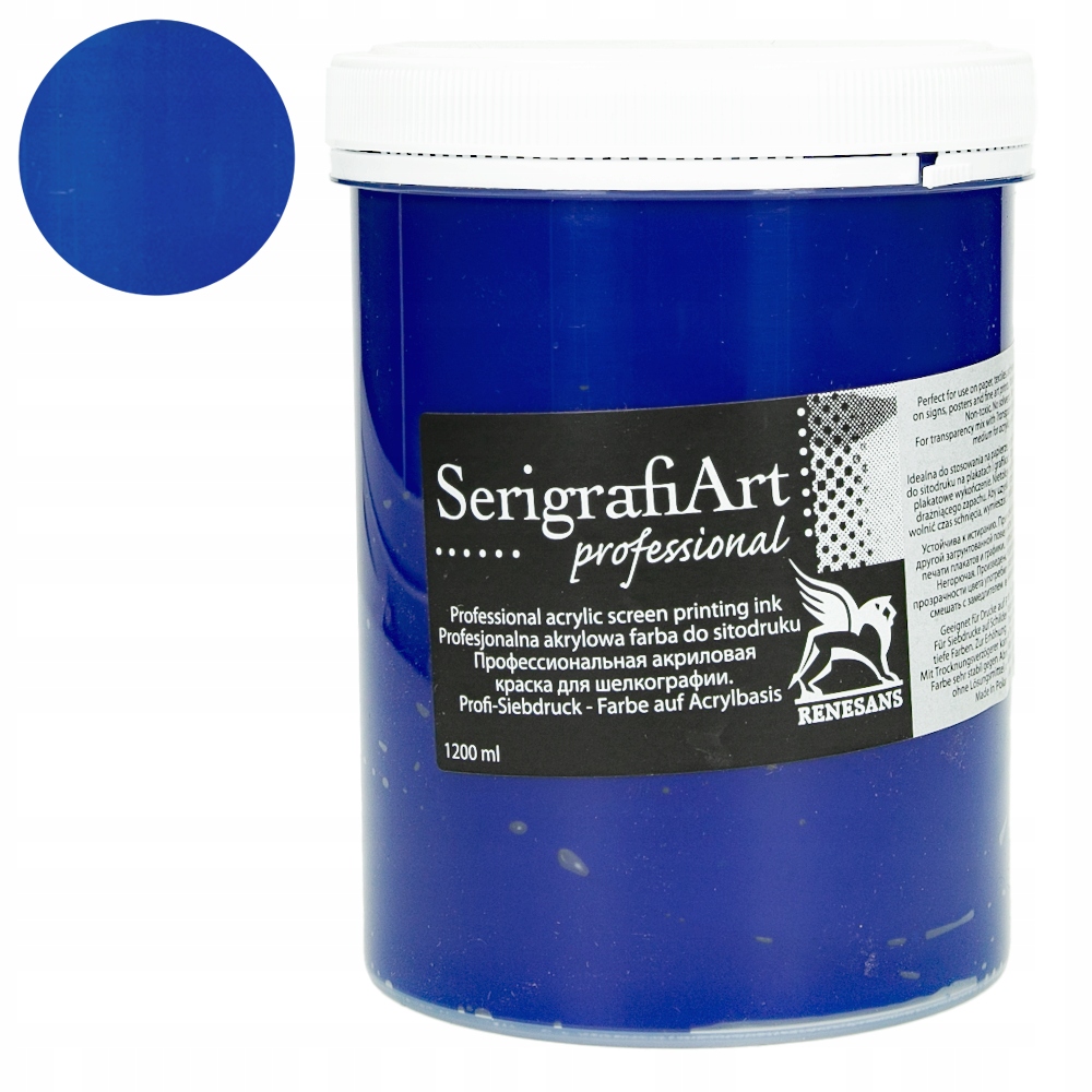 Barva na sítotisk SerigrafiArt1200 Světle Modrá Cyan