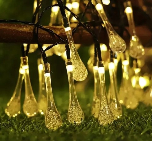 GIRLANDA SOLARNA ogrodowa LAMPKI SOLARNE na balkon 20 Żarówek LED ŻARÓWKI Rodzaj lampa wisząca