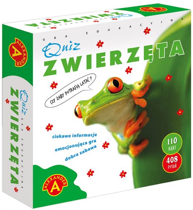 

Gra Planszowa Edukacyjna Quiz Zwierzęta Big