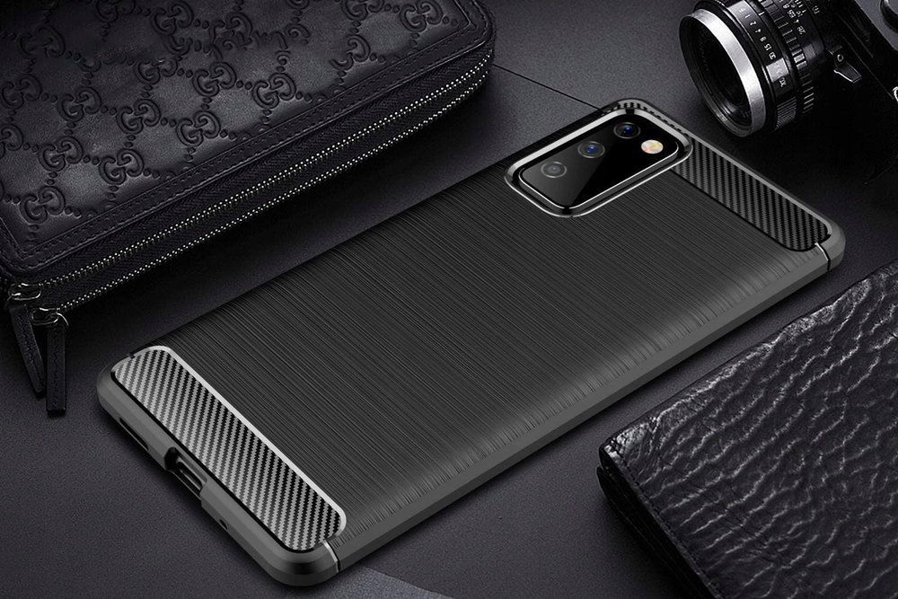 Etui Carbon Case + Szkło do Samsung Galaxy S20 FE Producent Braders