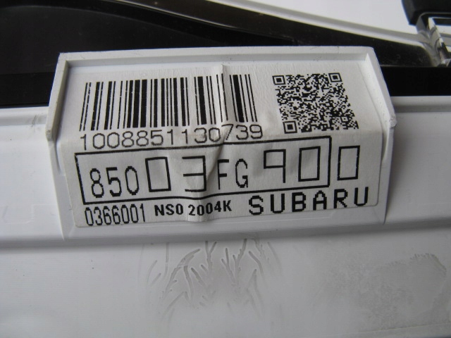 LICZNIKI dials SUBARU IMPREZA GH