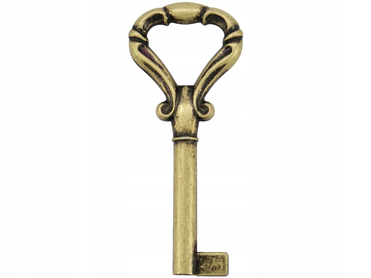 KLUCZ MEBLOWY STARE ZŁOTO DO SZAFY METALOWY OZDOBN