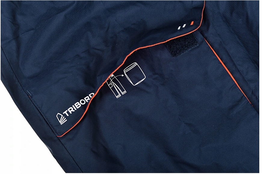 SPODNIE ŻEGLARSKIE WIERZCHNIE WODOODPORNE TRIBORD Rozmiar S