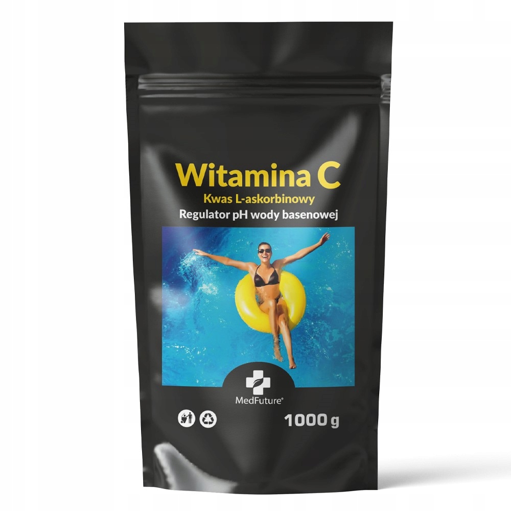 

Kwas L-Askorbinowy Witamina C do basenu 1kg