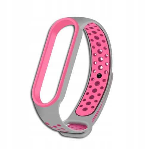 

Pasek Perforowany Do MI Band 5/6 | Gray Pink
