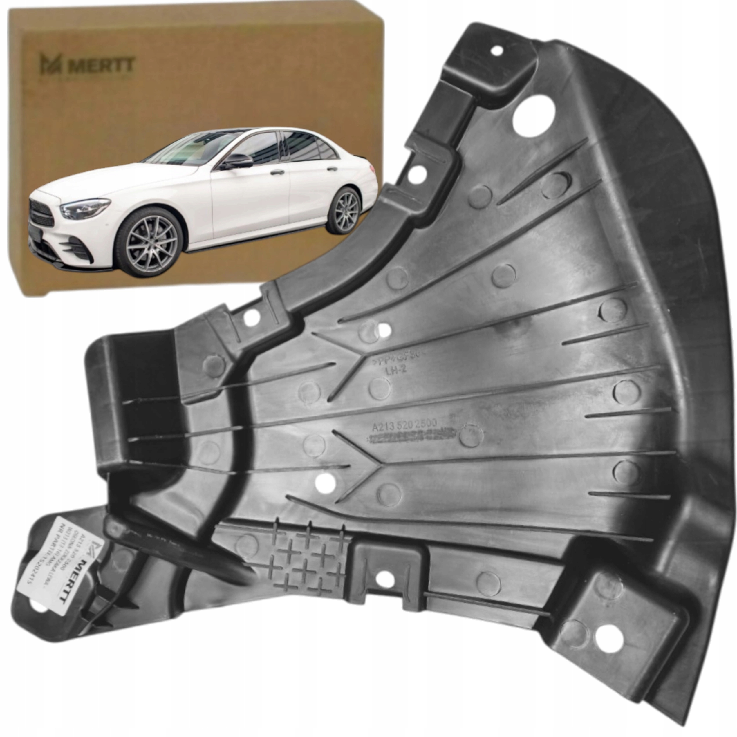 Mercedes Třída E W213 S213 16-20 Amg Levý kryt pod boční nárazník spodní