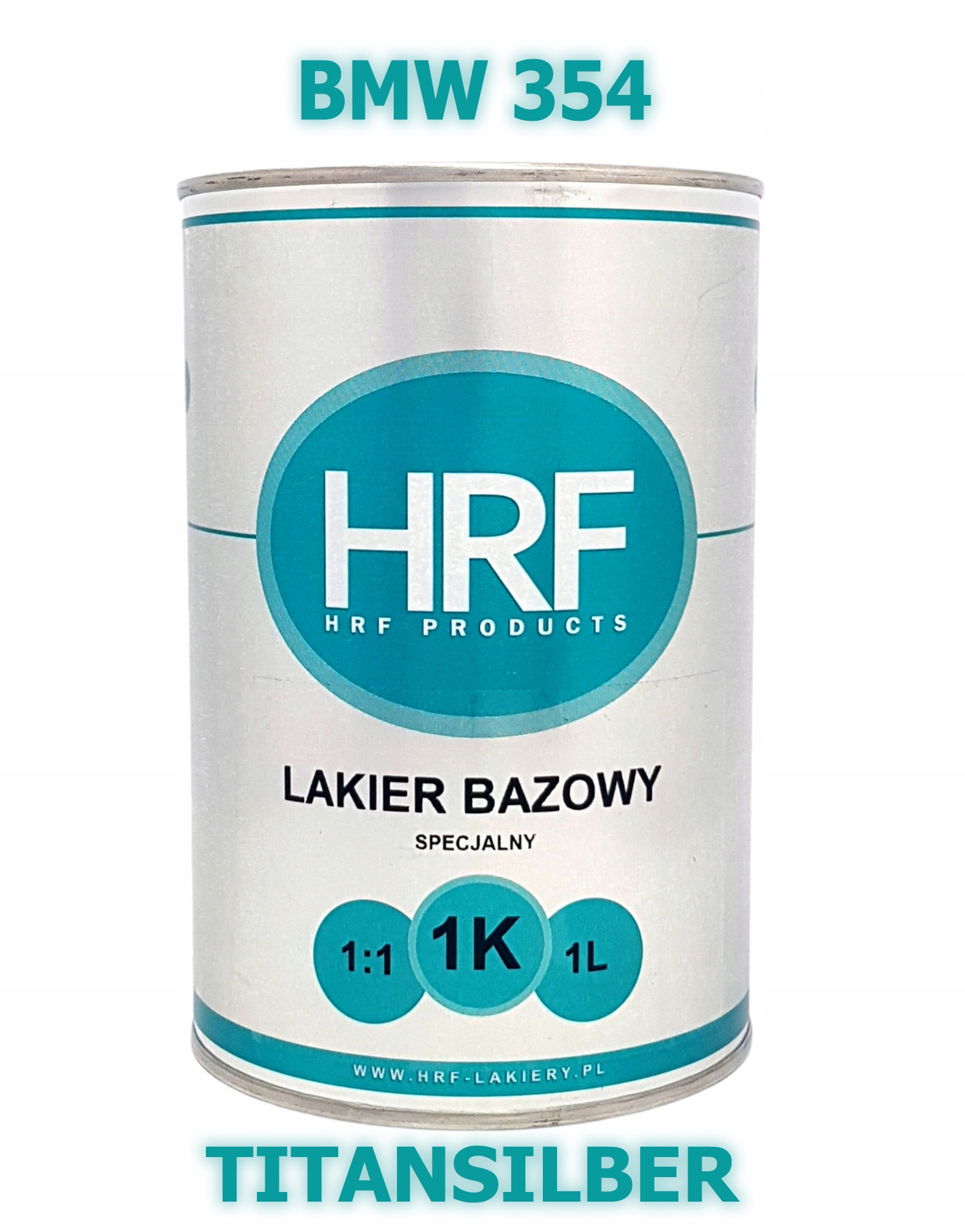 Hrf Lakier Bazowy 1K Bmw 354 1:1 Baza 1L Gęsta Titansilber