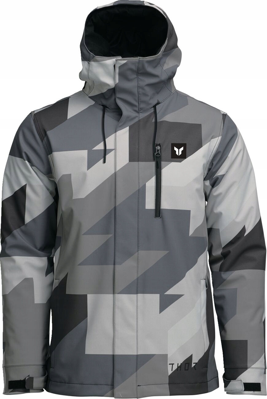 Bunda Na Cross Enduro Nepremokavá Thor Brave Gray/black Šedá S